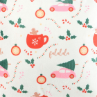 Sugarplum Fun Christmas Cushion – Festive Christmas Print Cushion